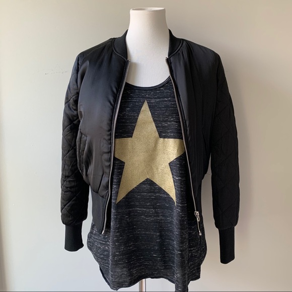 Star Black Gold Racerback Flowy Tank Size Small - Picture 6 of 13
